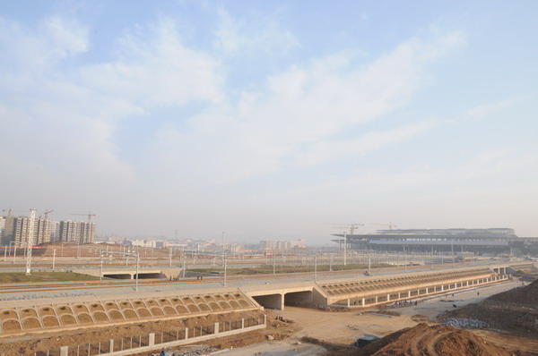 京沪铁路南京南站路基工程
